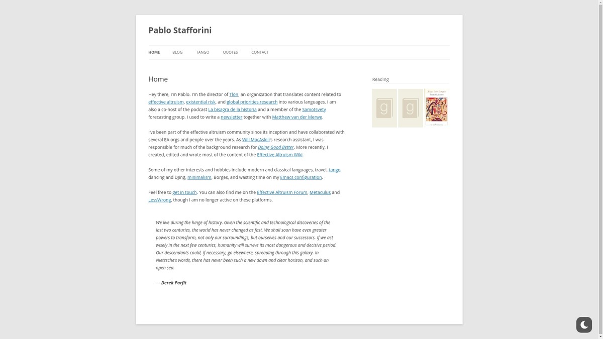 stafforini.com screenshot