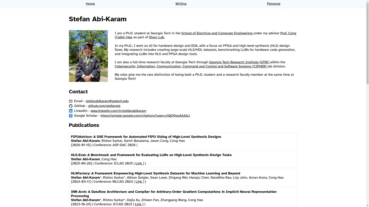 stefanabikaram.com screenshot