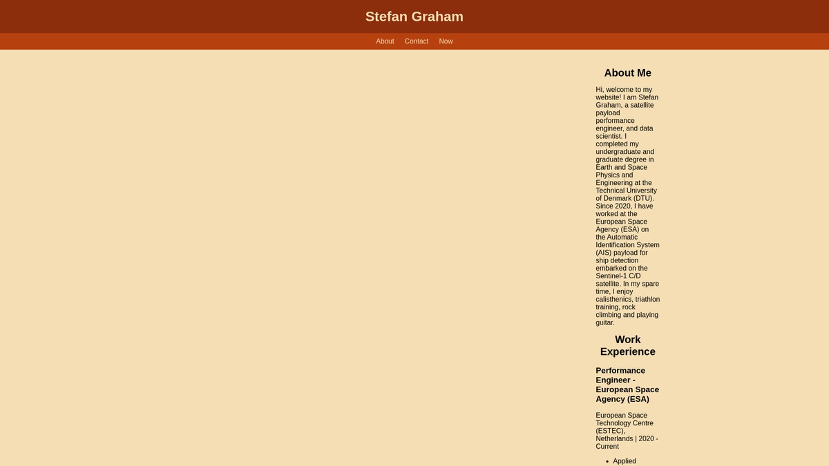 stefangraham.com screenshot