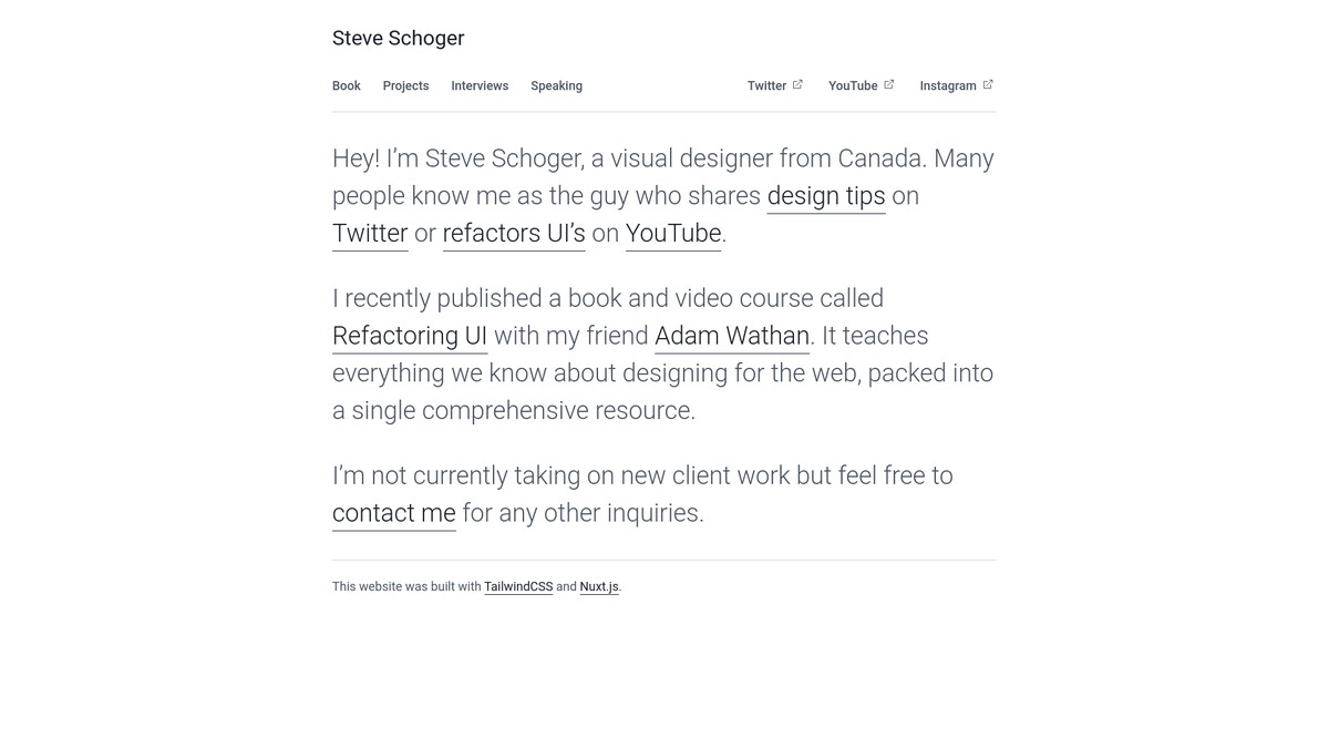 steveschoger.com screenshot