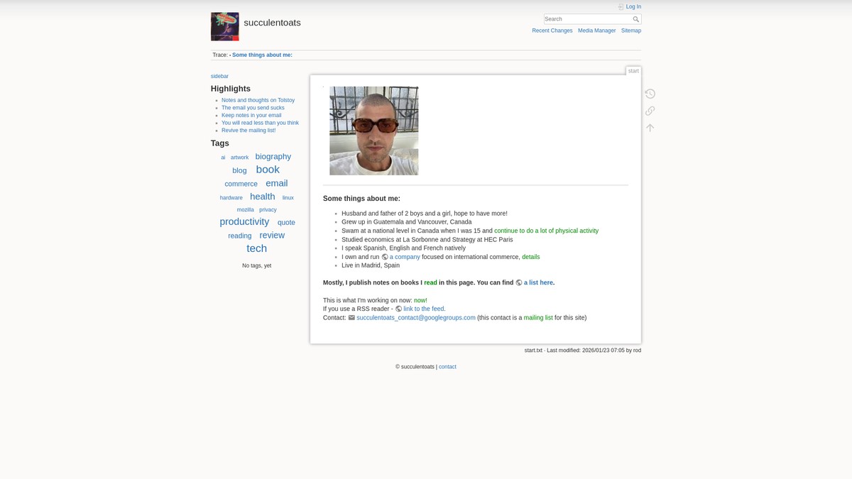 succulentoats.com screenshot
