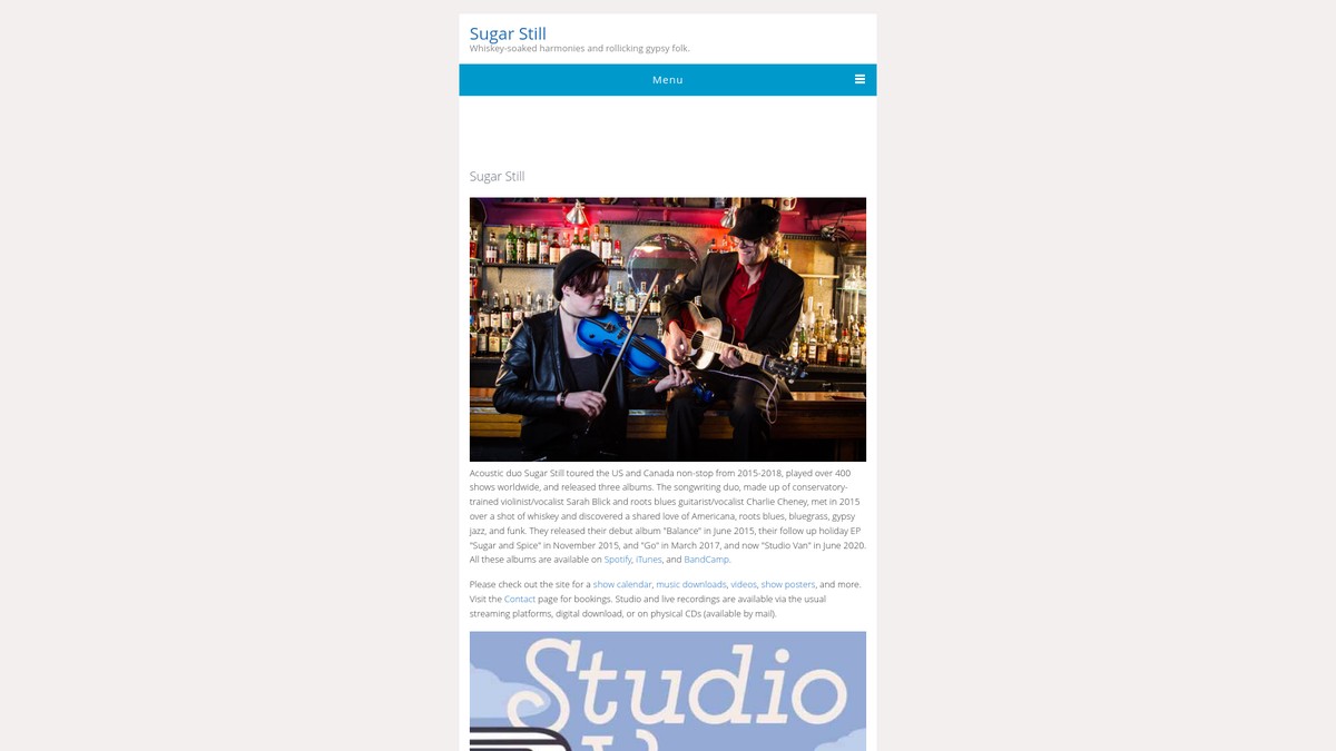 sugarstill.com screenshot