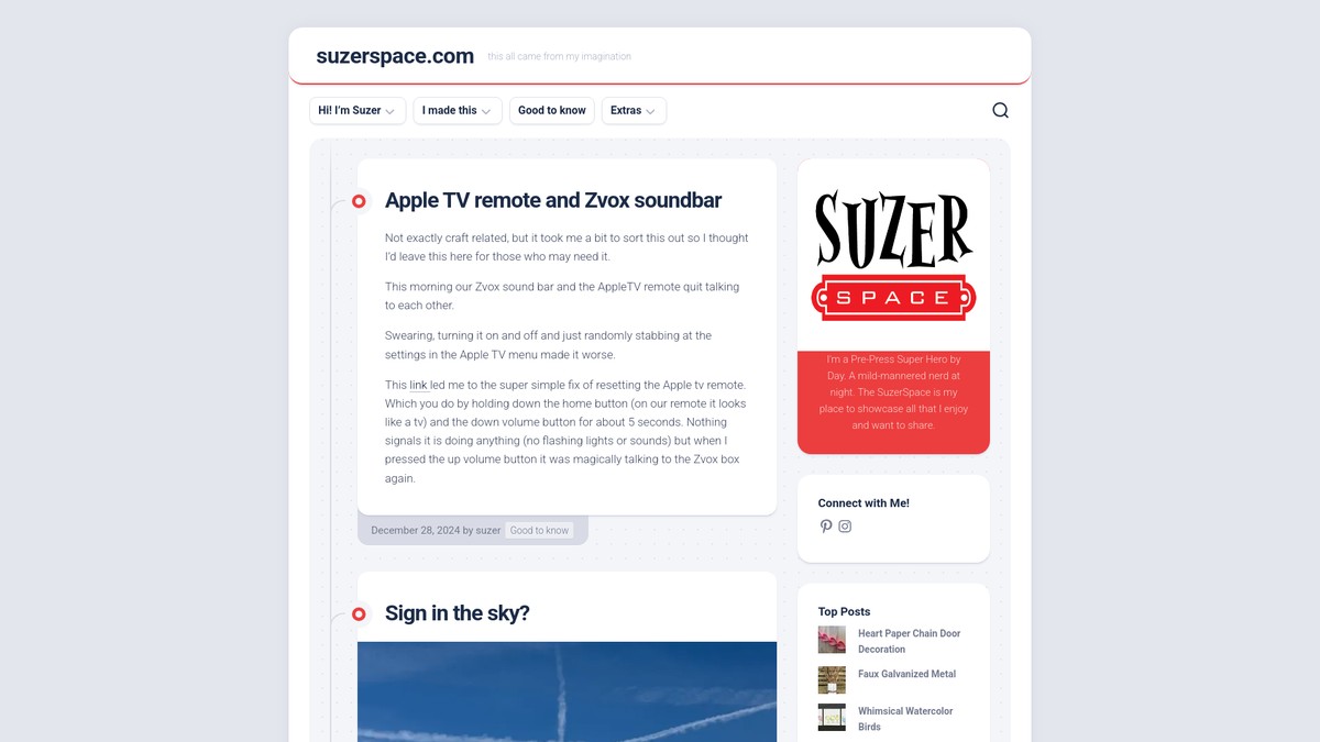 suzerspace.com screenshot