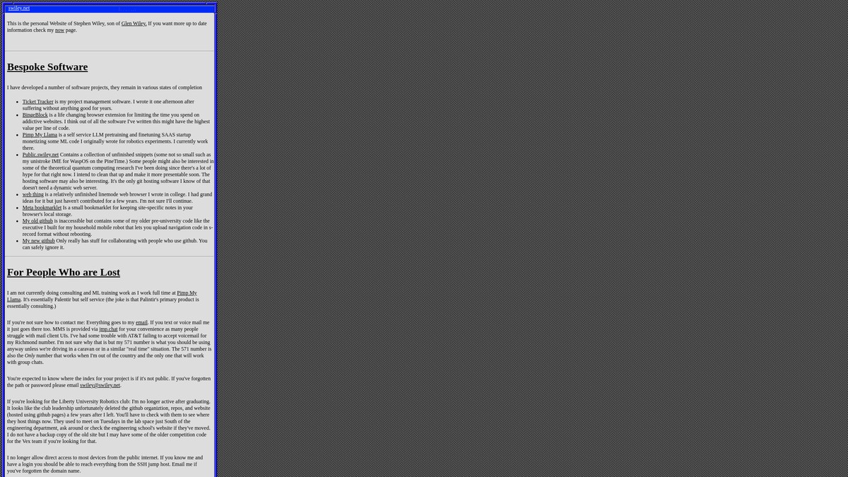 swiley.net screenshot
