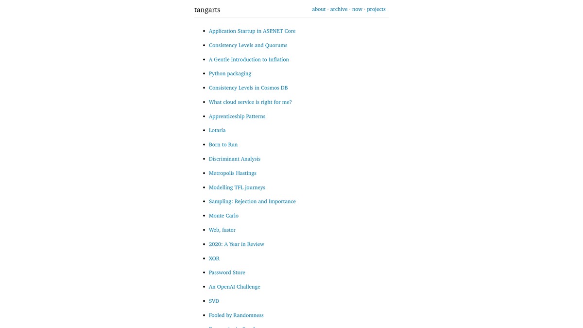 tangarts.github.io screenshot