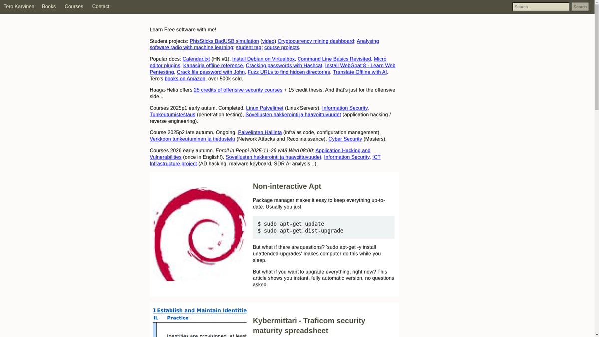 terokarvinen.com screenshot