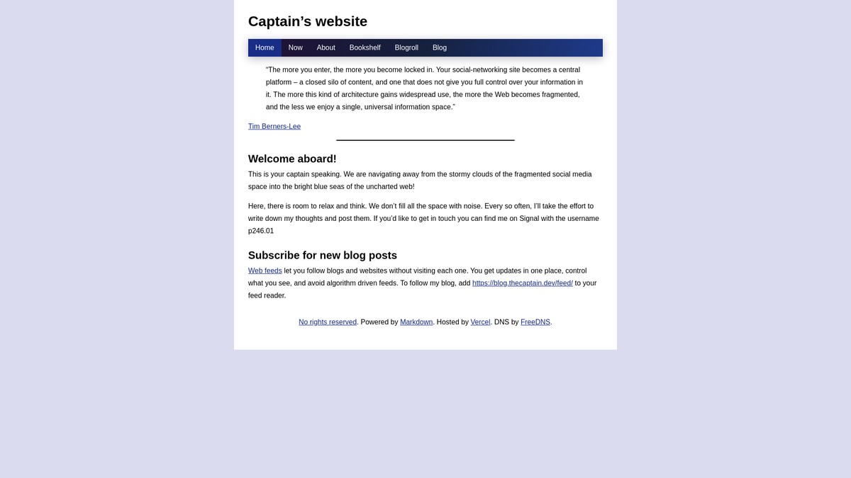 thecaptain.dev screenshot