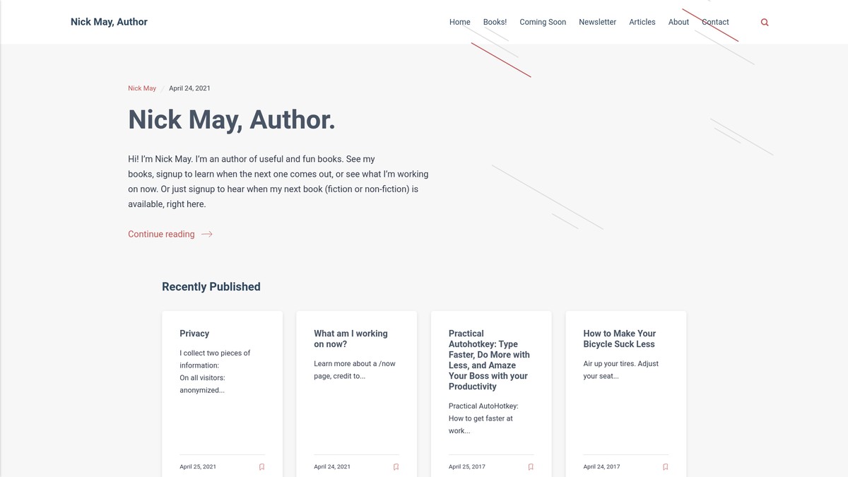 thenickmay.com screenshot