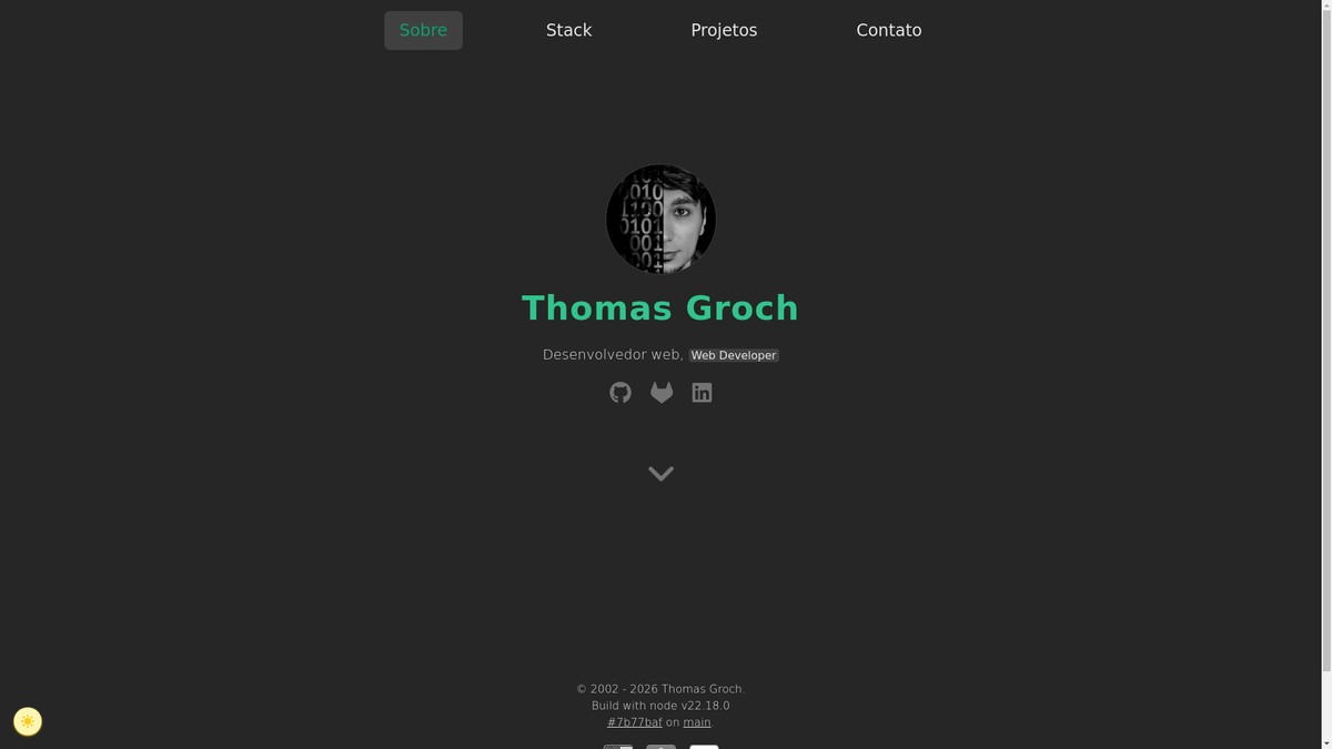 thomasdev.xyz screenshot
