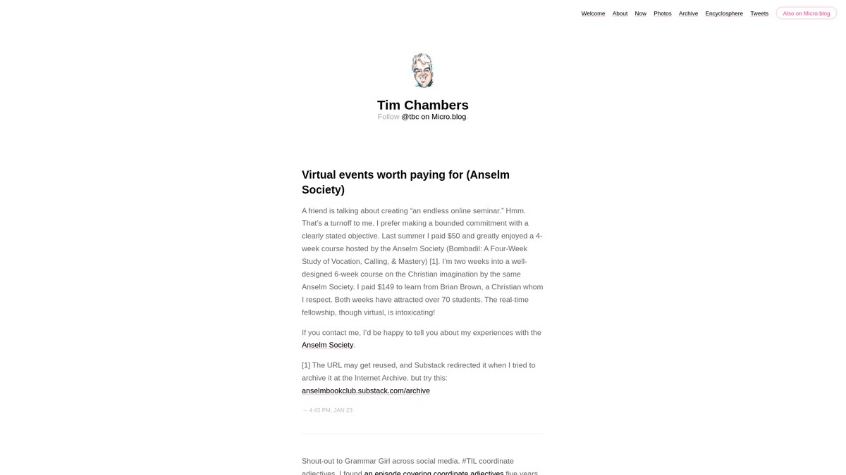 timchambersusa.com screenshot
