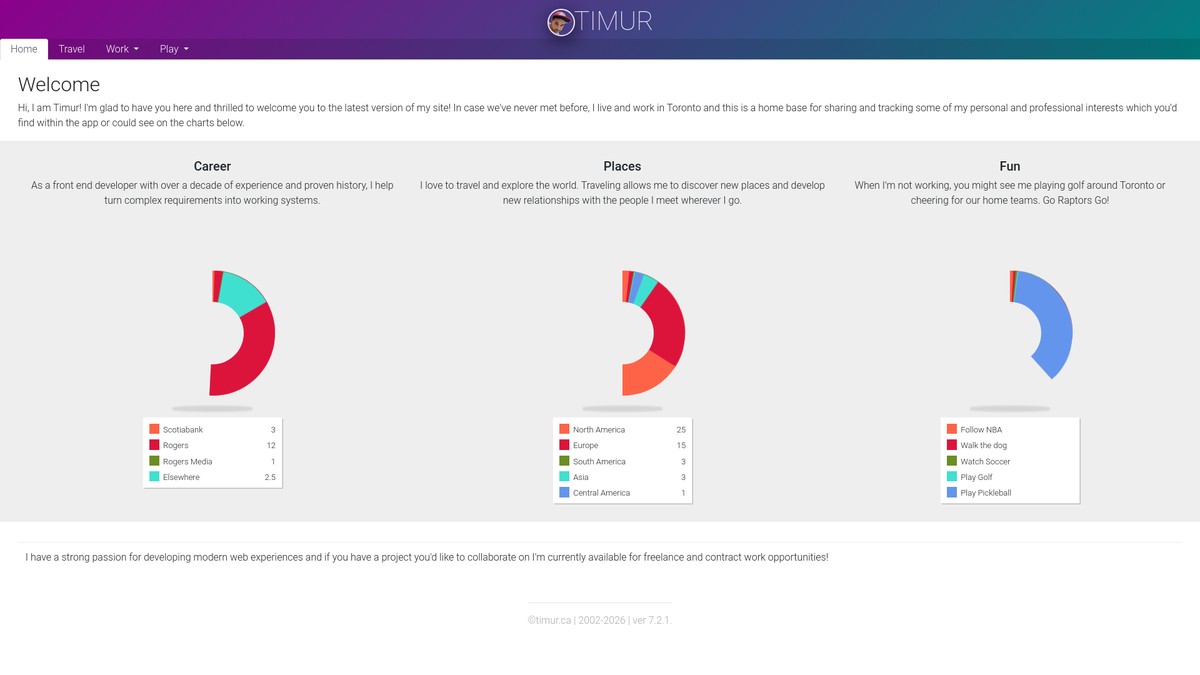 timur.ca screenshot
