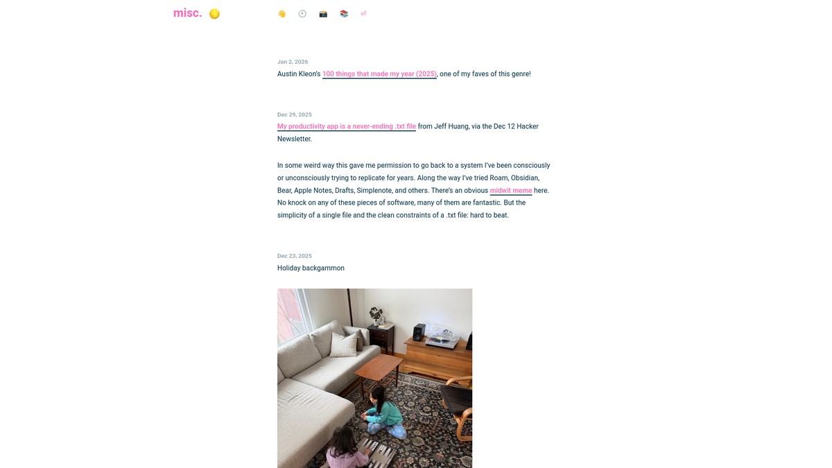 tingle.micro.blog screenshot