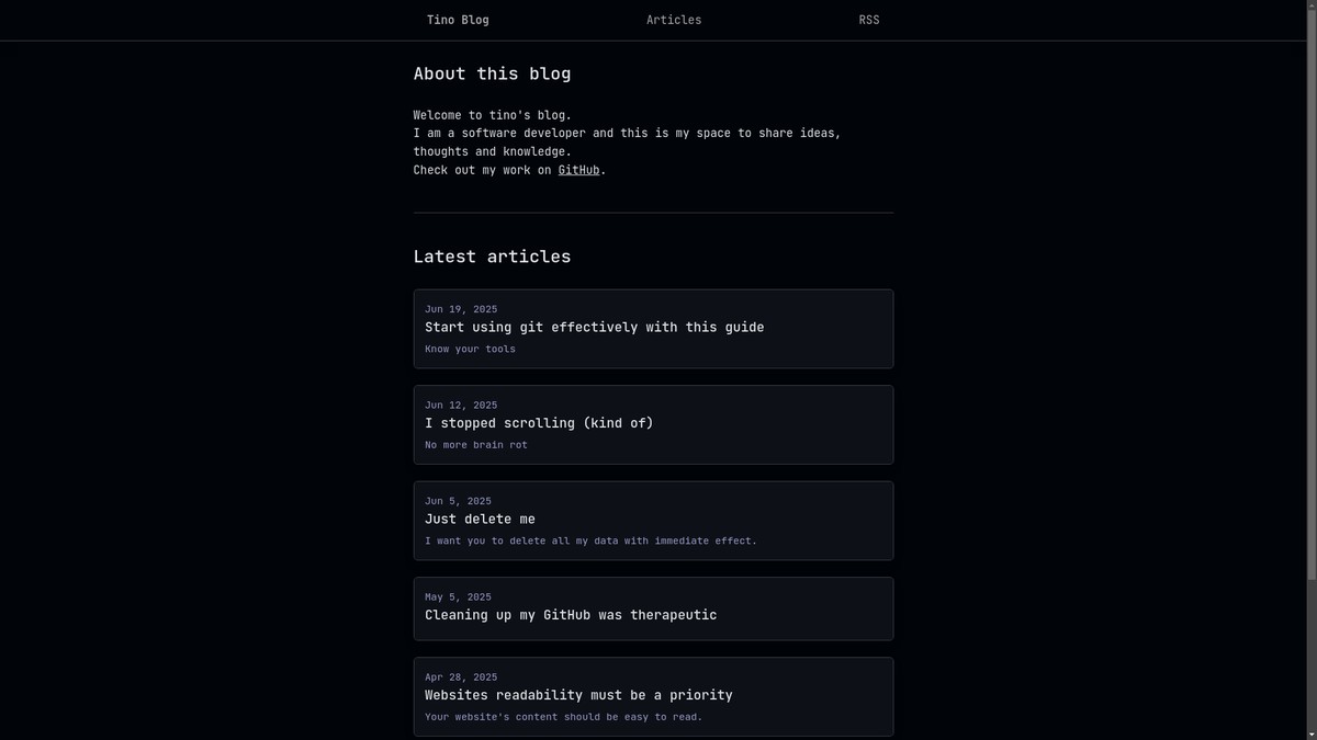 tinoblog.net screenshot