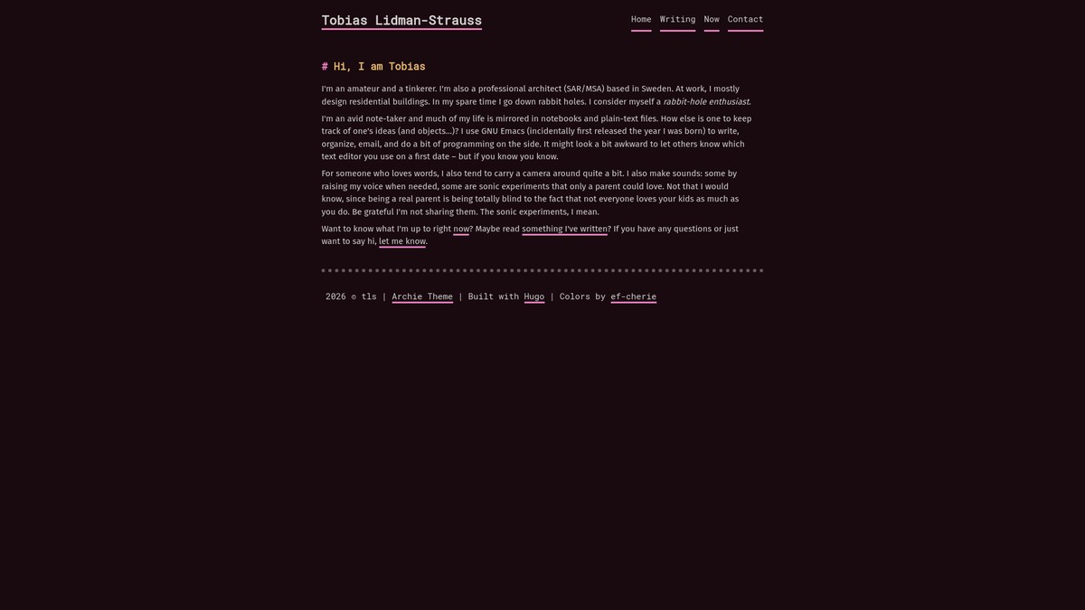 tobias.lidman-strauss.se screenshot