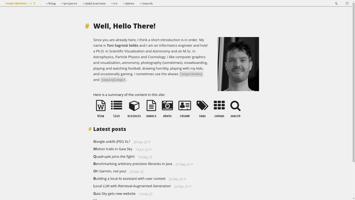 tonisagrista.com screenshot