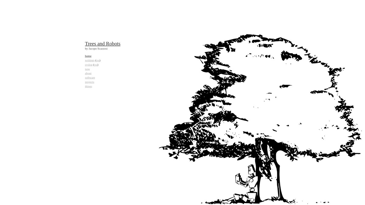 treesandrobots.com screenshot