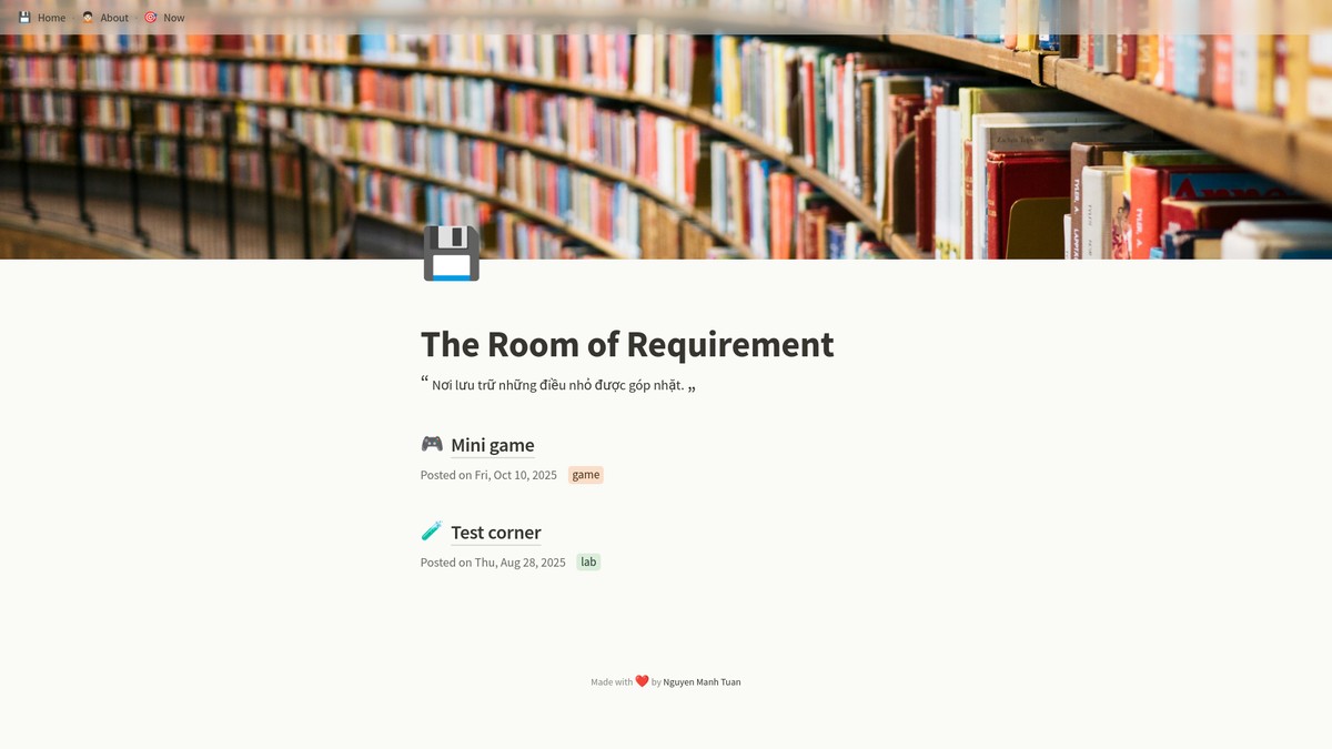 tuannm.com screenshot