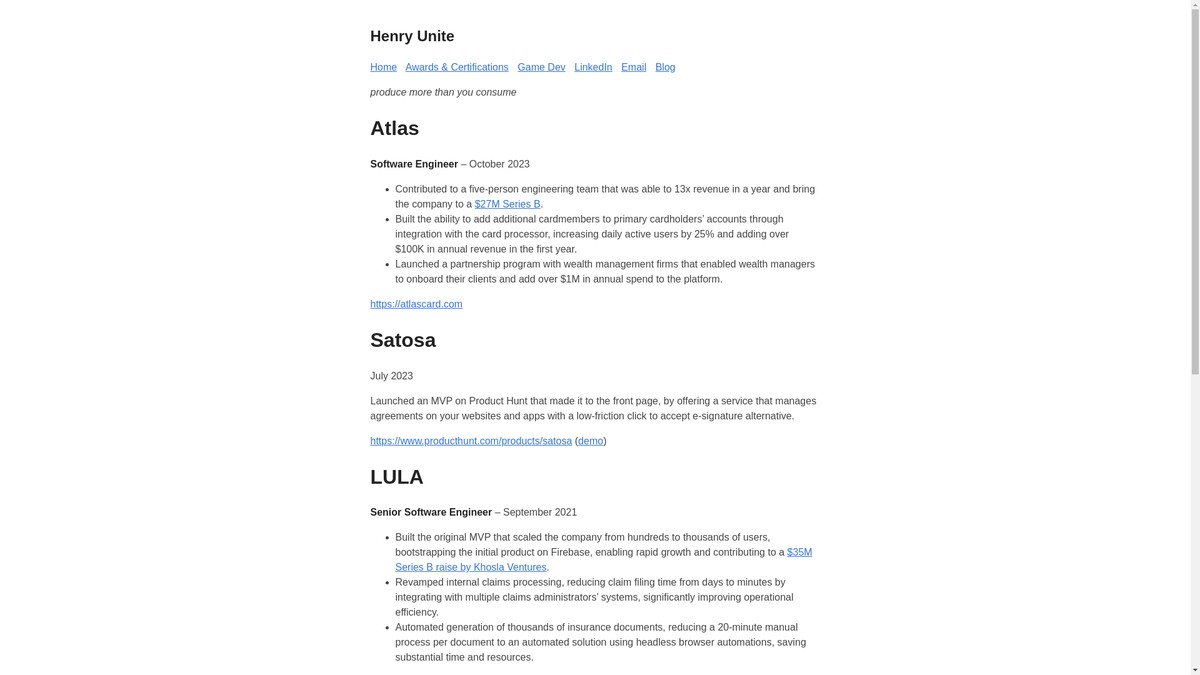 unitehenry.com screenshot