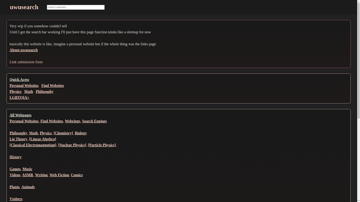 uwusearch.neocities.org screenshot