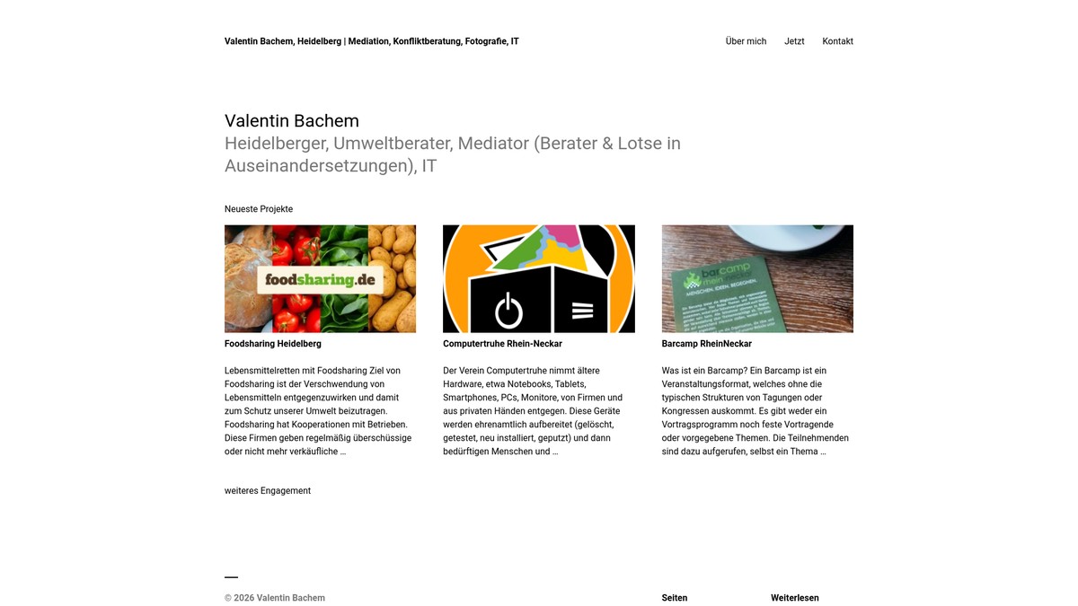 vbachem.de screenshot