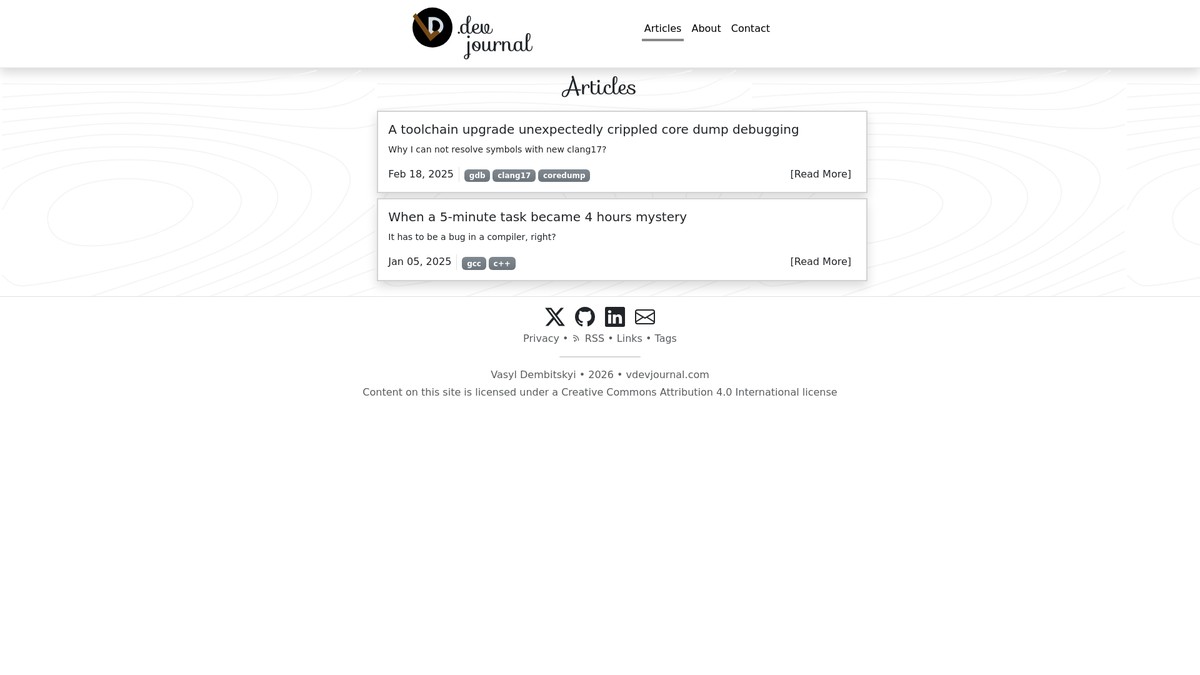 vdevjournal.com screenshot