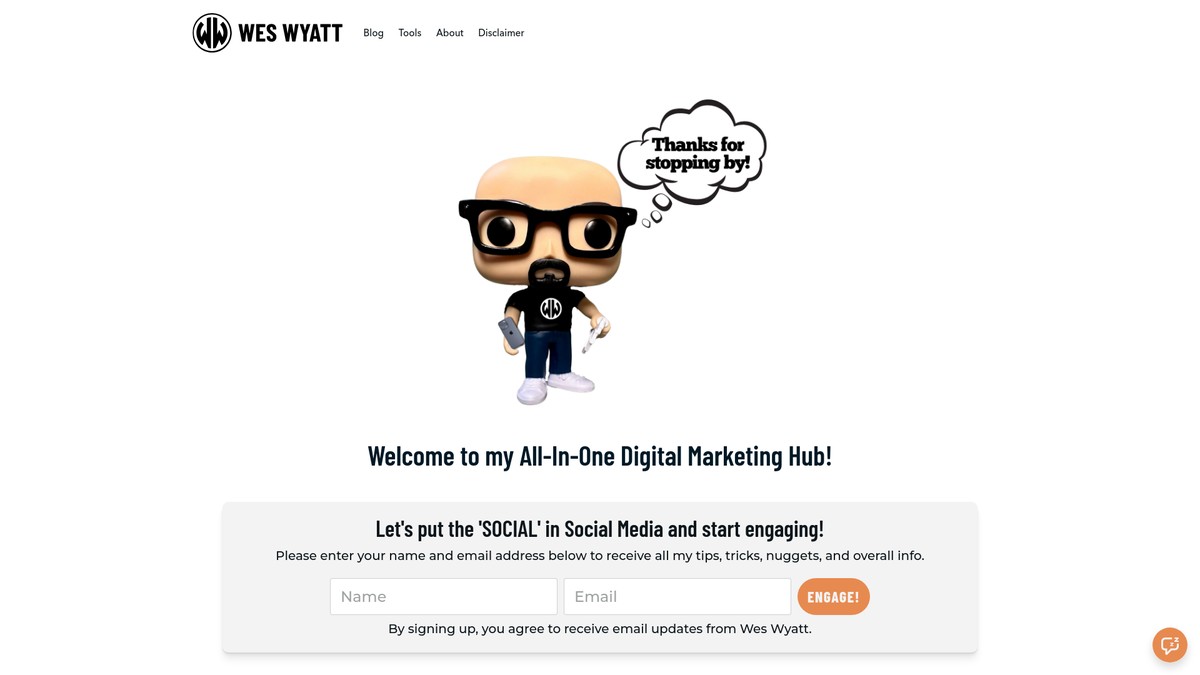 weswyatt.com screenshot