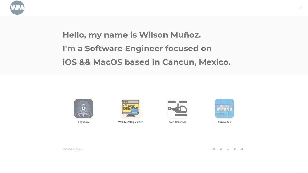 wilsonmunoz.net screenshot