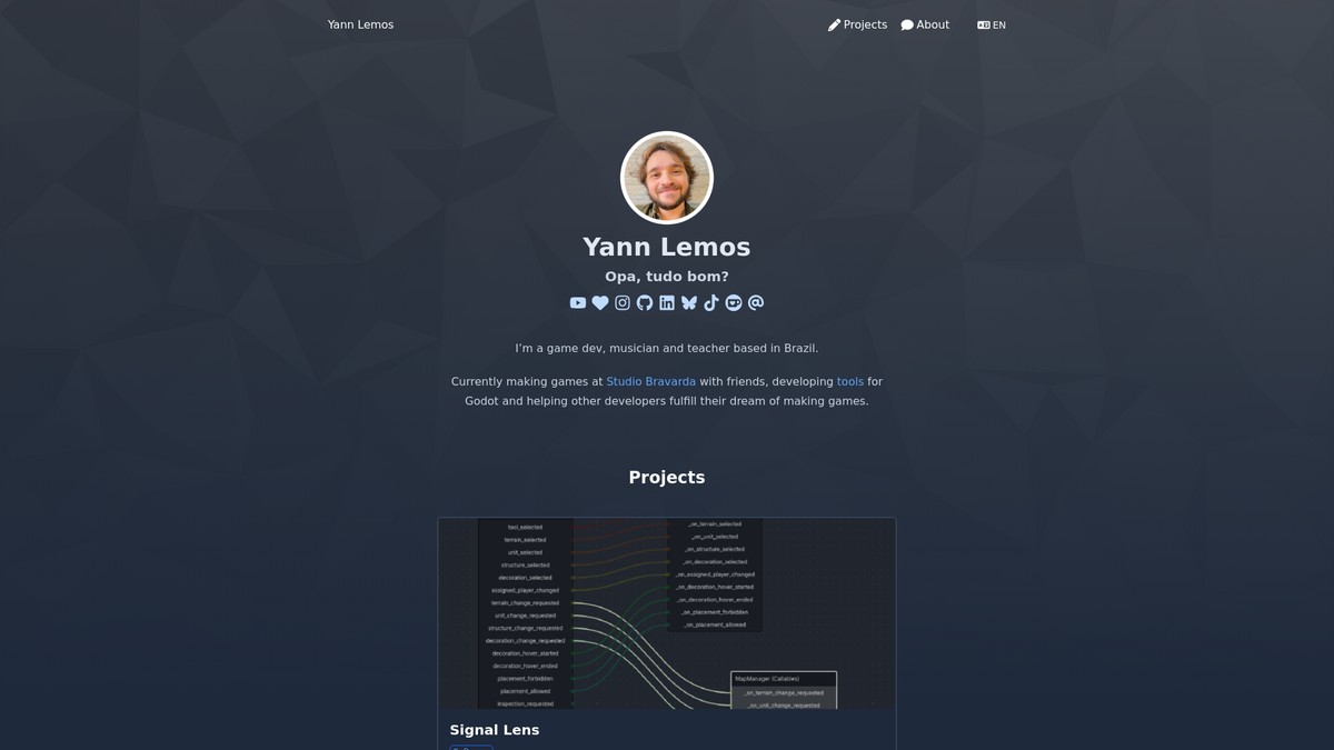 yannlemos.com screenshot