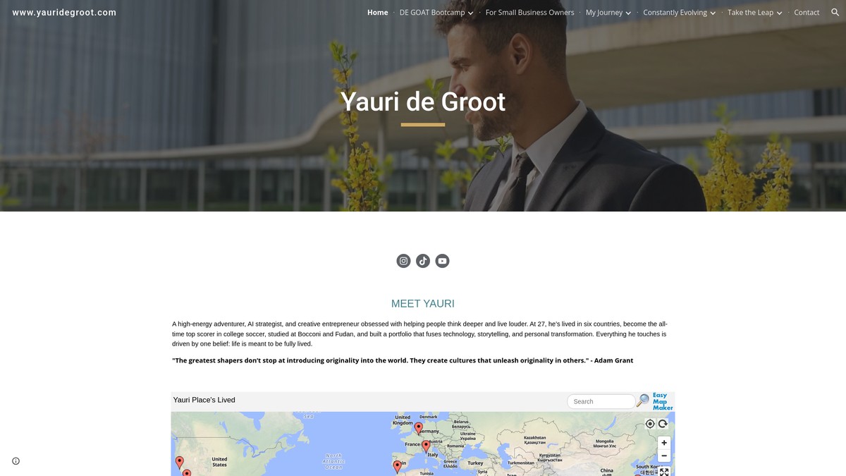 yauridegroot.com screenshot