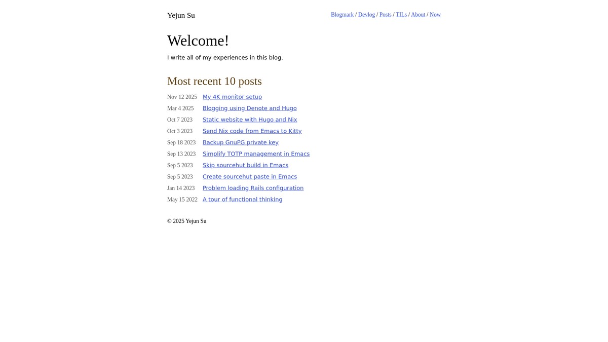 yejun.dev screenshot