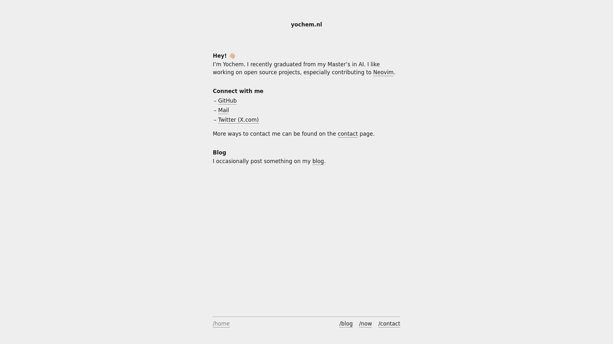 yochem.nl screenshot