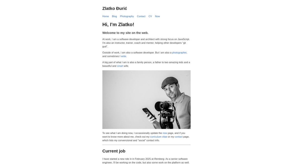 zlatko.dev screenshot