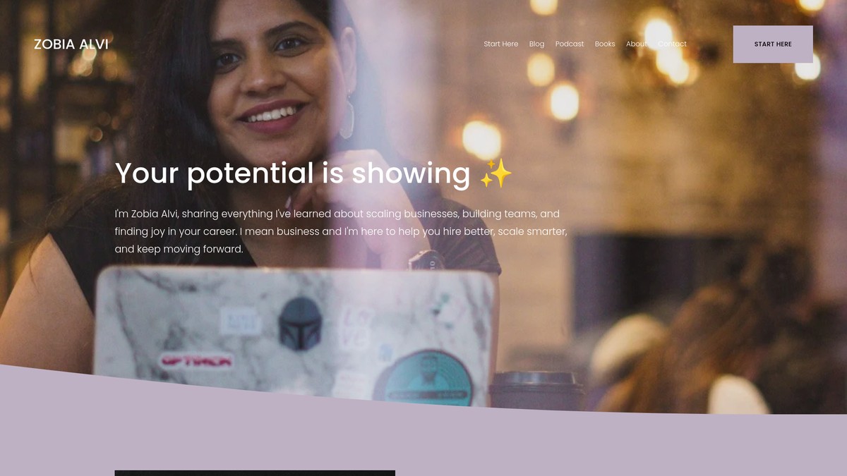 zobiaalvi.com screenshot